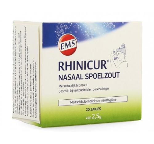 EMS Nasaal Spoelzout Rhinicur 20 x 2,5 gram