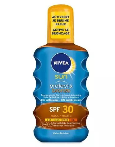 Nivea Sun Protect & Bronze Olie SPF 30