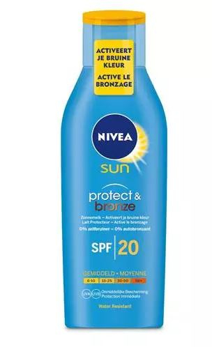 Nivea Sun Protect & Bronze Zonnemelk SPF 20