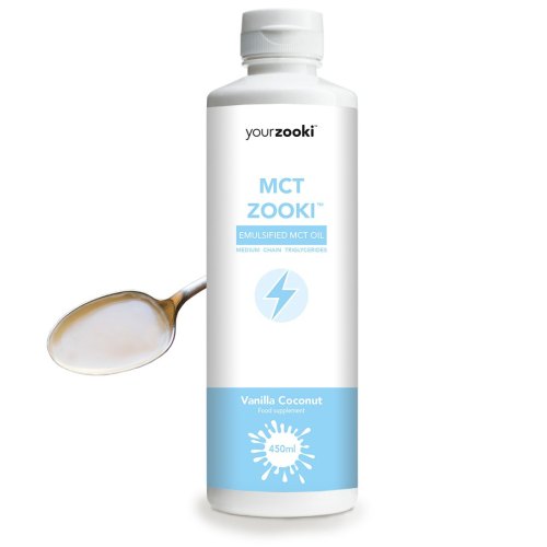 Zooki MCT Zooki Emulsified MCT Oil Vanilla Coconut 450 Ml