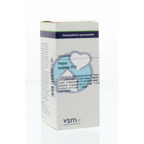 VSM Enkelvoudige Homeopathie Hepar Sulphur D12