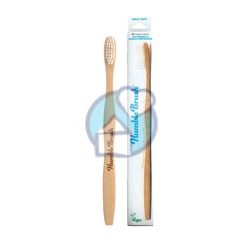 The Humble Co. Humble Brush Tandenborstel Bamboe Adult Soft Wit