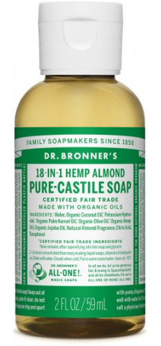 Dr. Bronner's Pure-Castile Soap 18-in-1 Almond 60 Ml