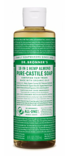 Dr. Bronner's Pure-Castile Soap 18-in-1 Almond 240 Ml