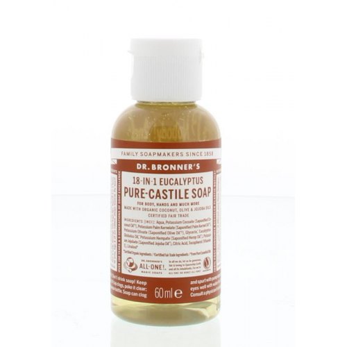 Dr. Bronner's Pure-Castile Soap 18-in-1 Eucalyptus 60 ml