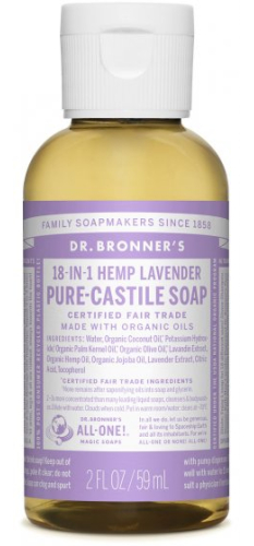 Dr. Bronner's Pure-Castile Soap 18-in-1 Lavender 60 ml
