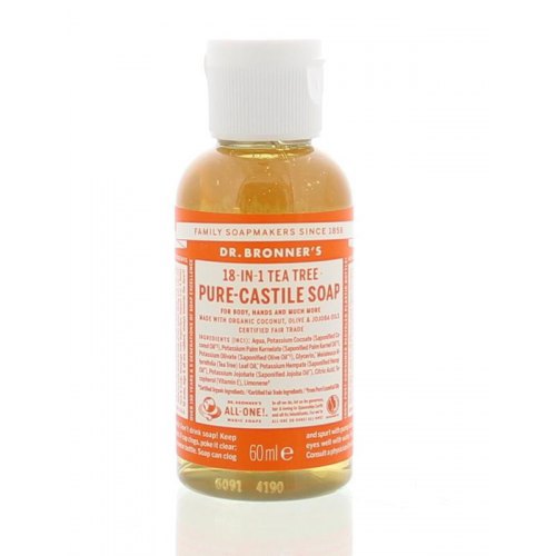 Dr. Bronner's Pure-Castile Soap 18-in-1 Tea Tree 60 Ml