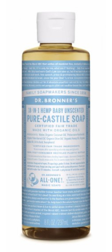 Dr. Bronner's Pure-Castile Soap 18-in-1 Baby Mild 240 Ml