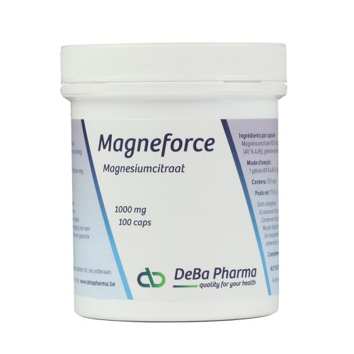 100 Kapseln DeBa Pharma Magneforce Magnesiumcitraat 1000 mg