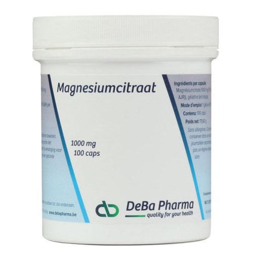 100 Kapseln DeBa Pharma Magnesiumcitraat 1000 mg