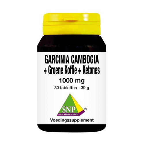 30 tabletten SNP Garcinia Cambogia + Groene Koffie + Ketones 1000 mg