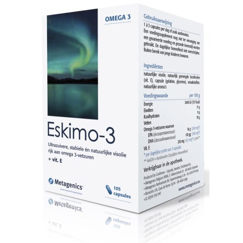 105 capsules Metagenics Eskimo 3 500mg