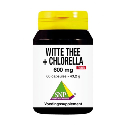 SNP Witte Thee + Chlorella 600 mg PUUR
