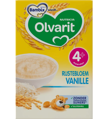 Olvarit Rijstebloem Vanille 200 gram