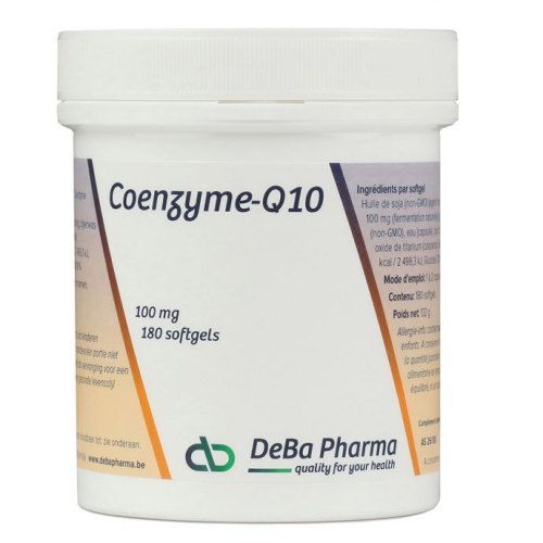 180 Softgels DeBa Pharma Coenzyme-Q10 100 mg
