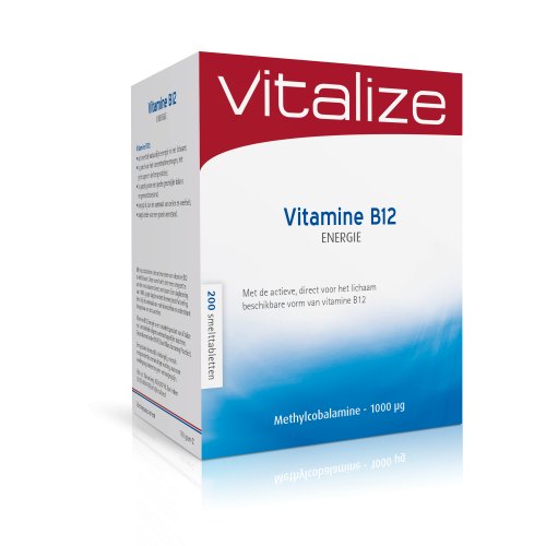 200 Schmelztabletten Vitalize Vitamine B12 Energie