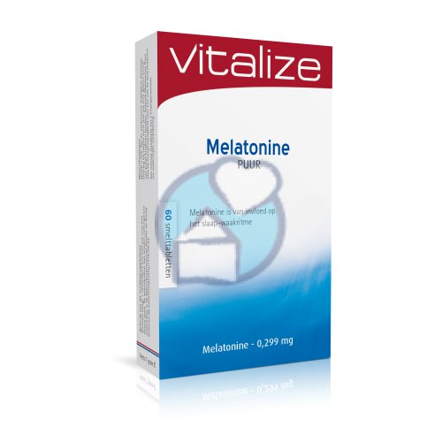 Vitalize Melatonine Puur 0.299 mg 60 Schmelztabletten