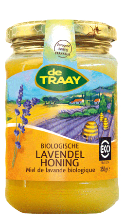 De Traay Lavendelhoning Biologisch 350 Gramm