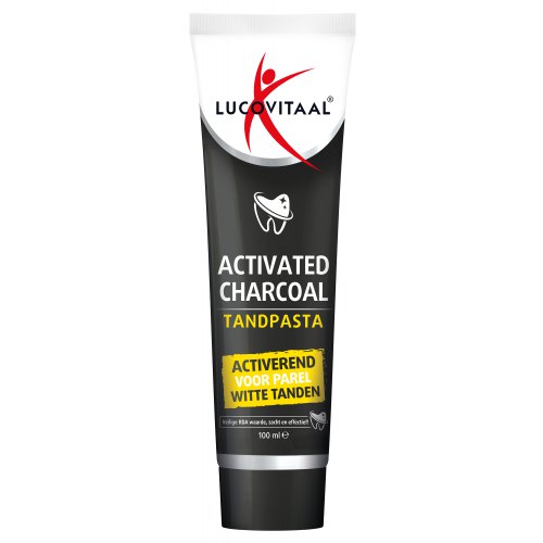 Lucovitaal Activated Charcoal Tandpasta 100 ml