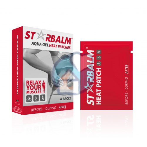 Star Balm Aqua Gel Heat Patches Warmtepleisters 4 Stücke