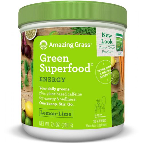 Amazing Grass Green Superfood Energy Lemon-Lime 210 Gramm
