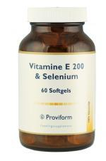 60 Softgels Proviform Vitamine E 200 & Selenium