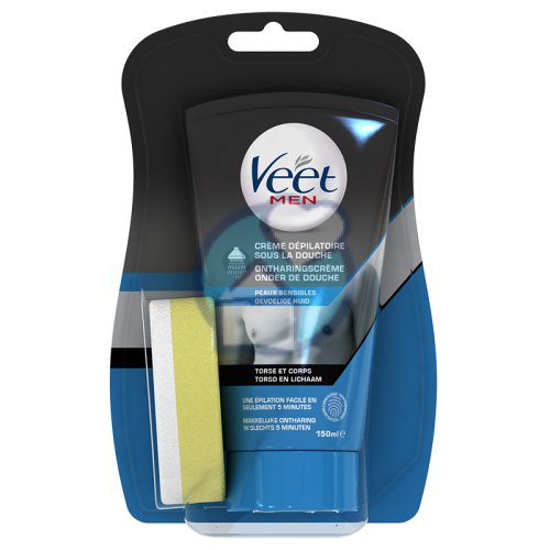 Veet Men Ontharingscrème Onder de Douche Gevoelige Huid 150 Ml