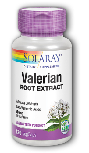 120 capsules Solaray Valerian Root Extract 50 mg