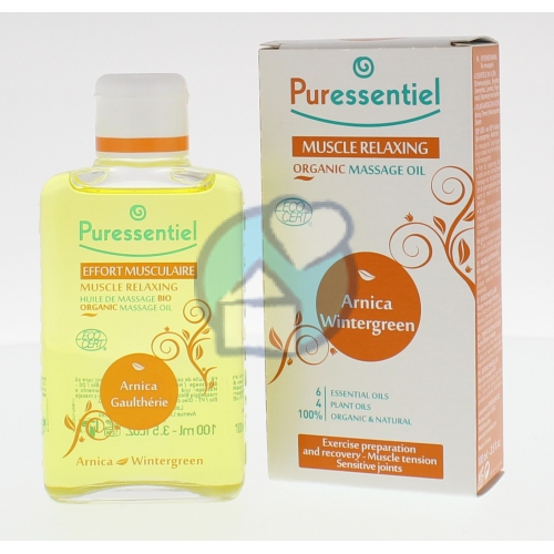 Puressentiel Muscle Relaxing Organic Massage Oil 100 ml