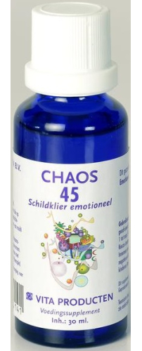 30 ml Vita Producten Chaos 45 Schildklier Emotioneel