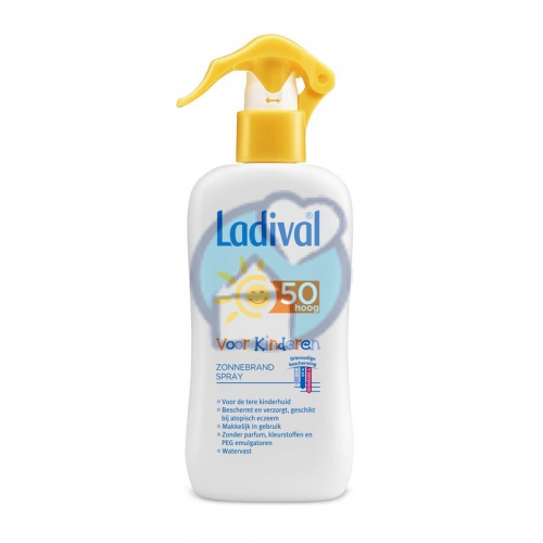 Ladival Zonnebrand Spray Voor Kinderen SPF 50 200 ml