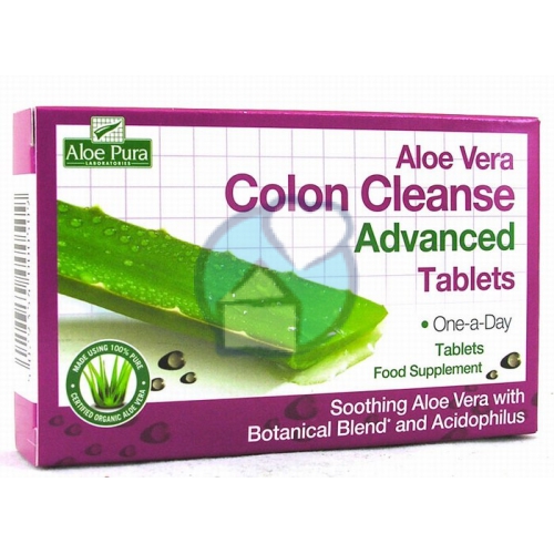 Aloe Pura Aloe Vera Colon Cleanse Advanced Tablets 60 Tabletten