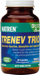 Trenev Trio Natren 30 Capsules Kopen Gezondheid Aan Huis