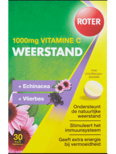 30 kauwtabletten Roter Weerstand