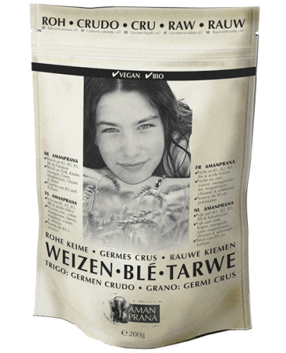 200 gram Aman Prana Tarwekiemen Rauw Biologisch
