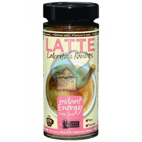 Instant Energy Gula Java Latte Lakritz Rooibos Biologisch Aman Prana 170 Gramm Gezondheid n Huis Deutsch