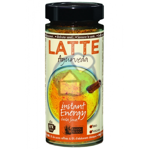 170 gram Aman Prana Instant Energy Gula Java Latte Ayurveda Biologisch