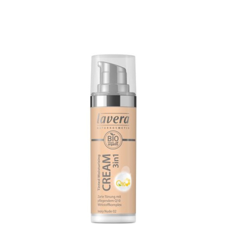 Lavera Tinted Moisturising Cream 3in1 Q10 - Ivory Nude 02 30 Ml