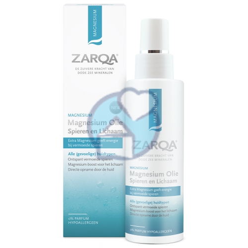 Zarqa Magnesium Olie Spieren en Lichaam 125 Ml
