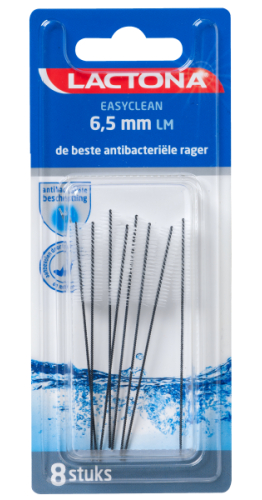 Lactona Easyclean 6,5 mm LM Antibacteriele Ragers 8 Stücke