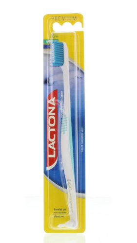 Lactona Tandenborstel iQ+ Nylon Medium 1 package