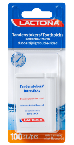 Lactona Tandenstokers-Intersticks Dubbelzijdig 100 Stücke