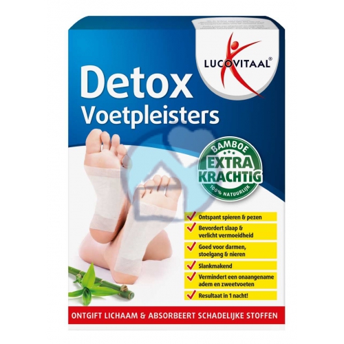 Lucovitaal Detox Voetpleisters 10 Stücke