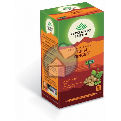 Organic India Tulsi Ginger Thee Biologisch 25 Tüte