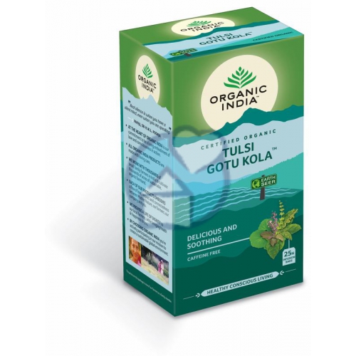 Organic India Tulsi Gotu Kola Thee Biologisch 25 Tüte