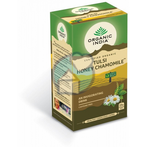 Organic India Tulsi Honey Chamomile Thee Biologisch 25 Tüte