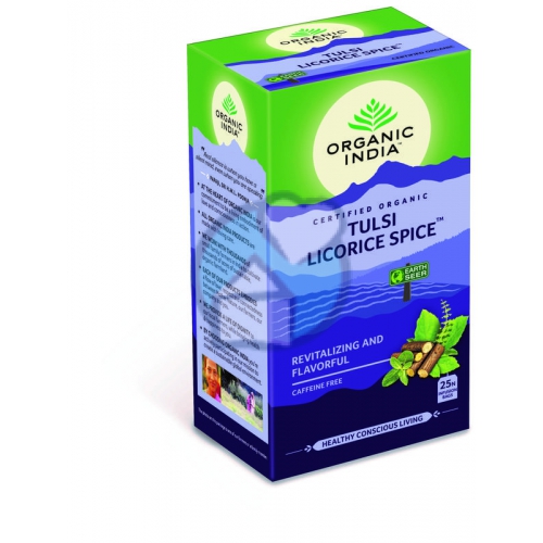 Organic India Tulsi Licorice Spice Thee Biologisch 25 Tüte