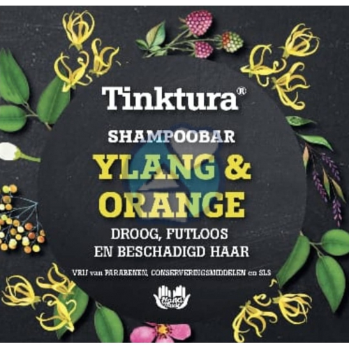  Tinktura Shampoo Bar Ylang & Orange Droog, Futloos en Beschadigd Haar