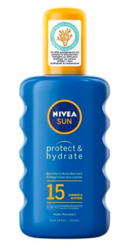 200 ml Nivea Sun Protect & Hydrate Zonnespray SPF15
