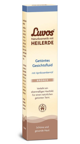 Luvos Getinte Gezichtsvloeistof Bronze Heilaarde